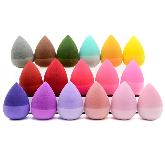 New Style Silicone Latex Free Sponge 2 in 1 Multifunctional Makeup Sponge Beauty Puff Cosmetic Egg for Face