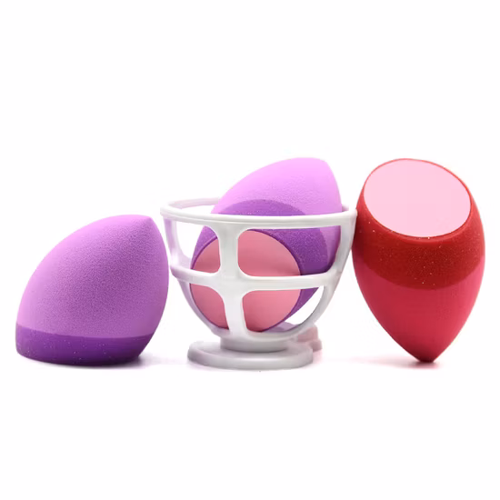 New Style Silicone Latex Free Sponge 2 in 1 Multifunctional Makeup Sponge Beauty Puff Cosmetic Egg for Face