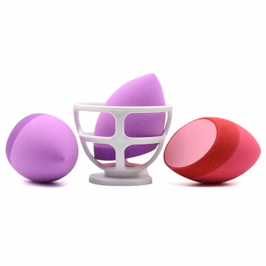 New Style Silicone Latex Free Sponge 2 in 1 Multifunctional Makeup Sponge Beauty Puff Cosmetic Egg for Face